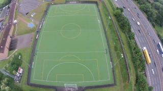 Artificial hockey pitch testing at The Salesian School