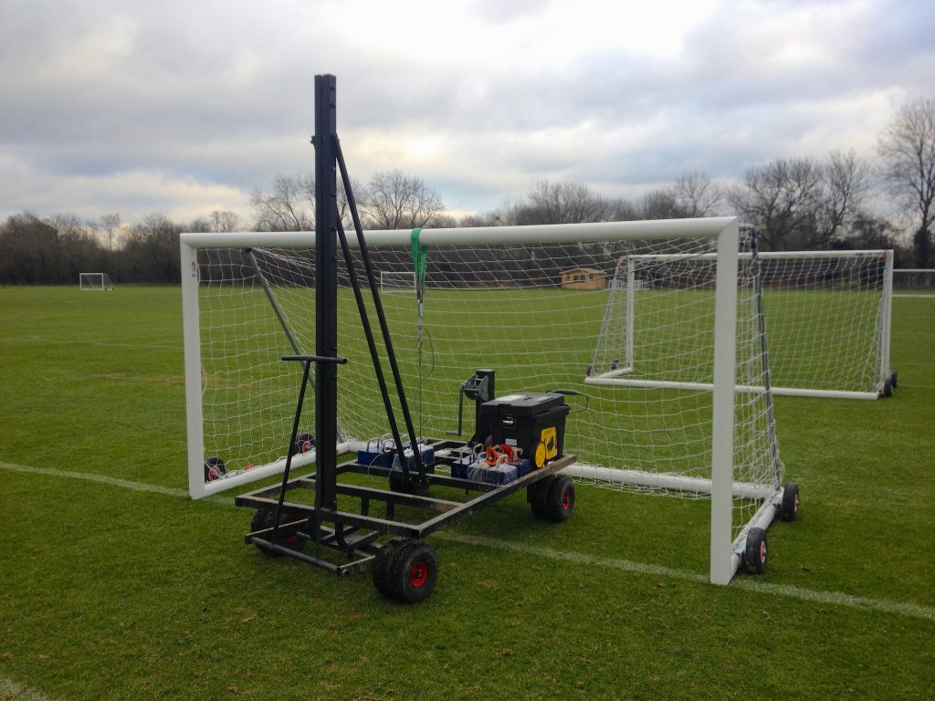 Goalpost testing to BS 8462:2005 strength requirements